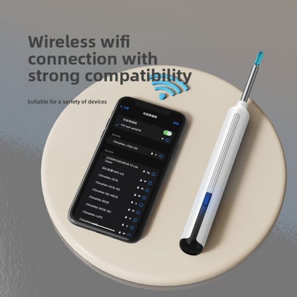 Wireless ear scorer with light and visual function