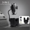 Three-in-one Retractable Adjustable Rotating Car Mobile Phone Holder