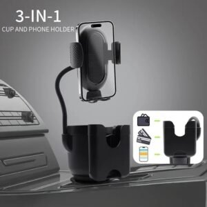 Three-in-one Retractable Adjustable Rotating Car Mobile Phone Holder