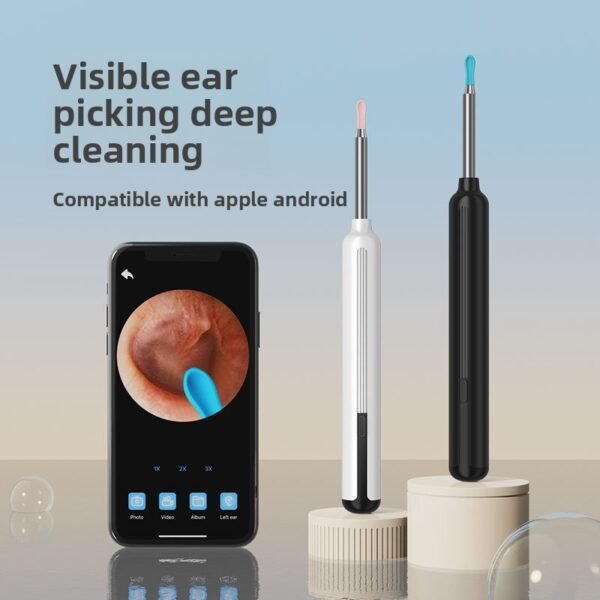 Wireless ear scorer with light and visual function