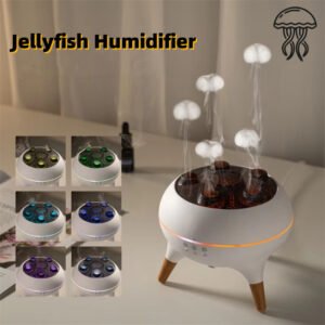 9cb0d27d-edb4-4515-8720-52fa6ef8a66e.jpg Household Intelligent Jellyfish Ultrasonic Air Humidifier Ultrasonic Porous Atomization Timing Remote Control Humidifier Aroma Diffuser